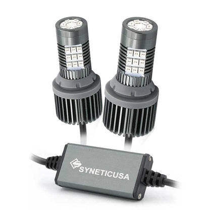 CANBUS Error-Free Strobe Red Brake Reverse Light Bulbs with Heat Sink