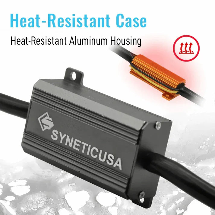 Heat-resistant aluminum resistor housing