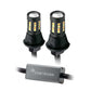 3rd Gen Built-in Resistors 40-LEDs Dual Color Switchback Front Turn Signal Light Bulbs