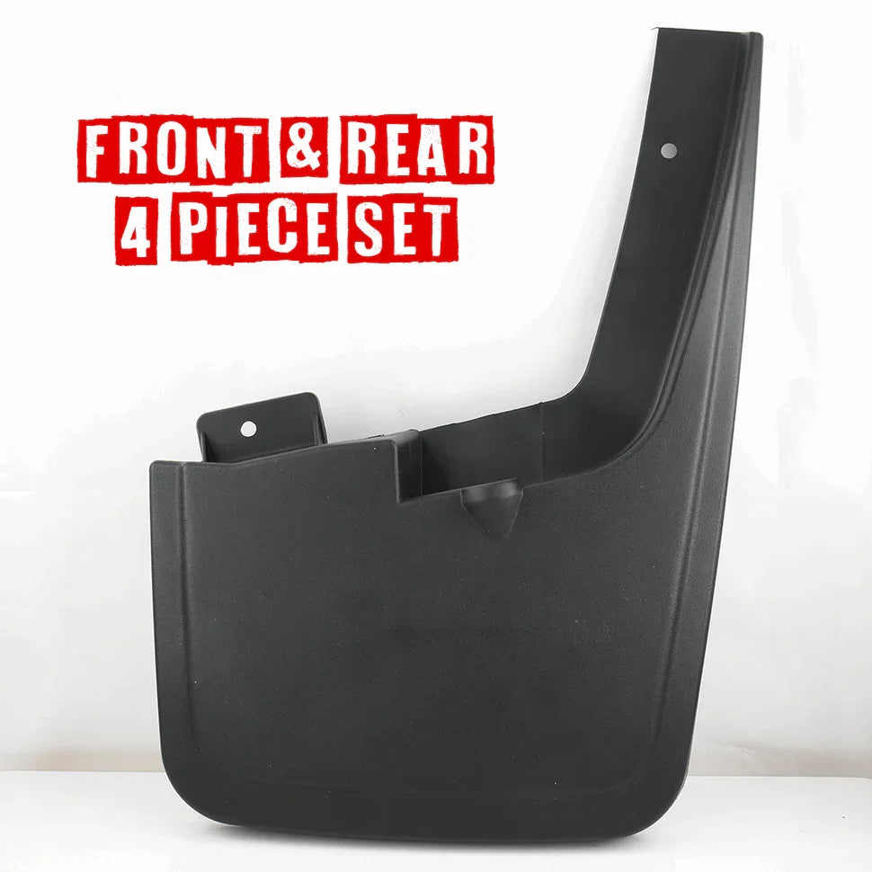 4pcs Molded Splash Guards Mud Flaps Front & Rear F150 Silverado RAM Ta