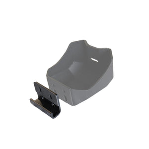 Crossbar base with a black adapter on a white background