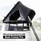 Wild Land Overland Roof Top Tent Bush Cruiser Pro on a vehicle with a blurred outdoor background