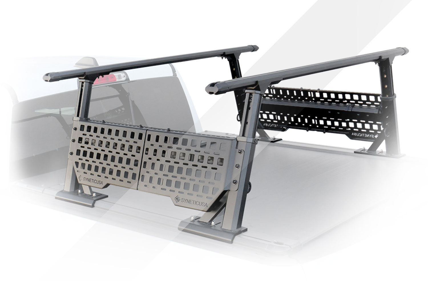 truck bed rack system on a white background