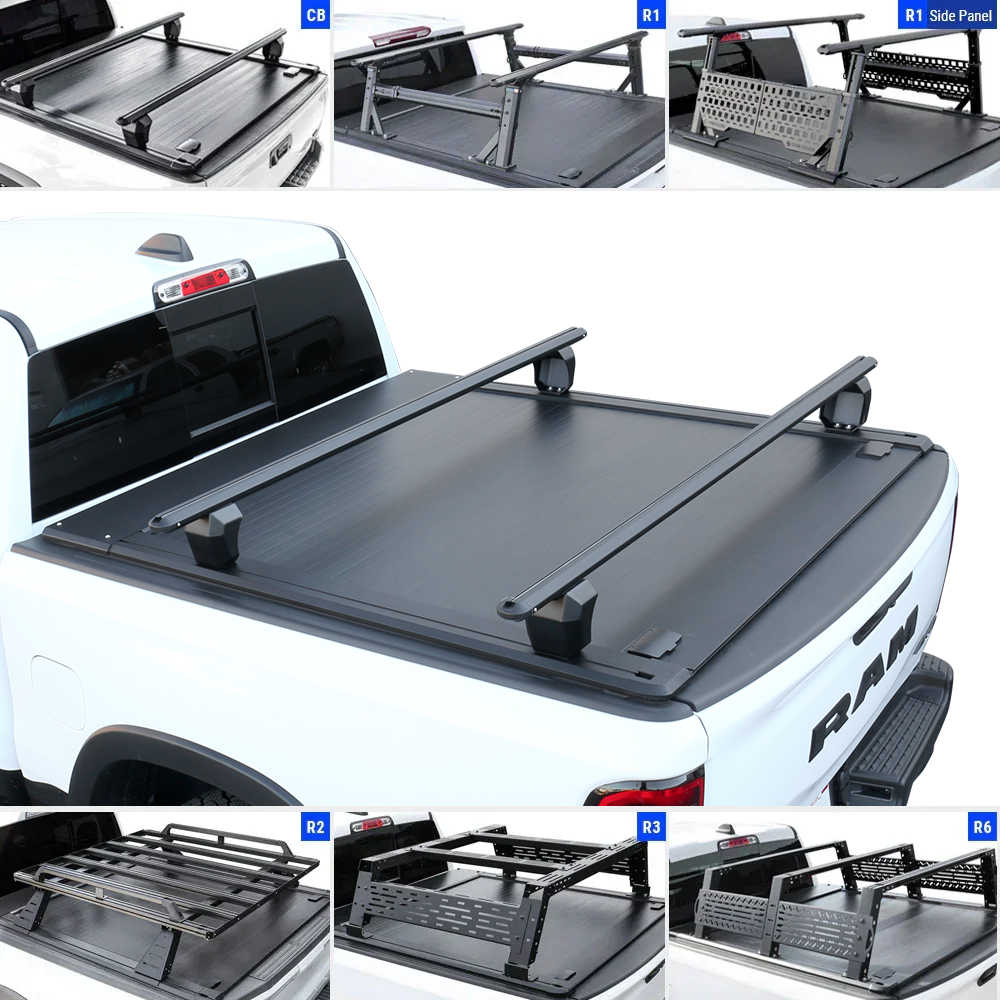 Ram 1500 Retractable Tonneau Cover & Rack Bundle | SYNETICUSA
