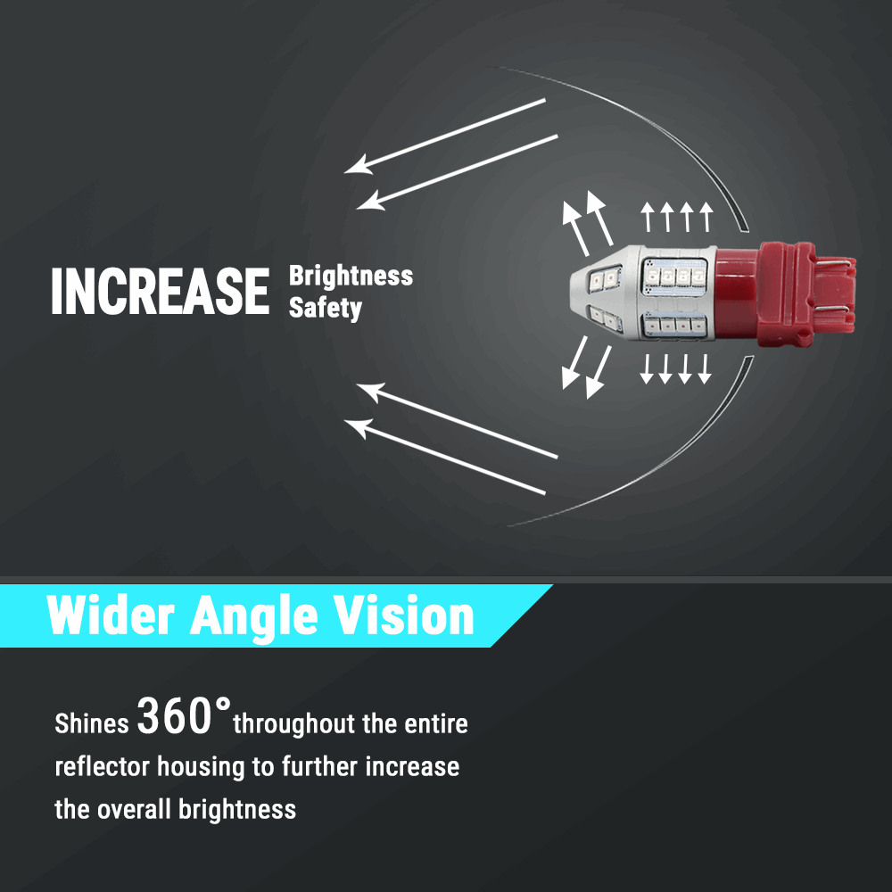 High Power 30-LEDs Turn Signal / Brake / Reverse Light Bulbs