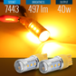 High Power White|Red|Yellow LED Brake Light Bulb Strobe Flash Tail Stop Parking Light