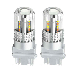 High Quality 20-LEDs White/Red/Yellow/Type1 Switchback DRL Reverse Turn Signal Bulbs