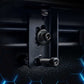 Close-up of a powder coat clamp with bolts on a dark background