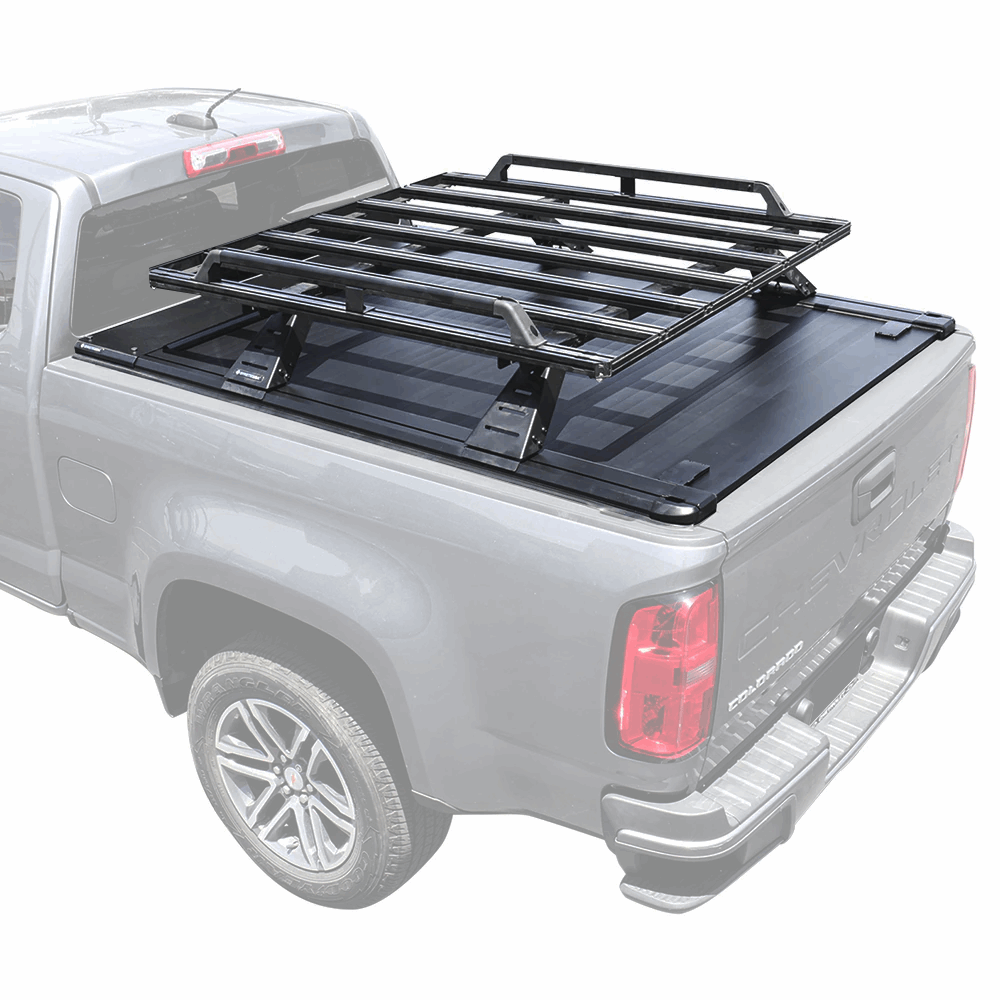 [2-in-1 Bundle] Ford F-250/F-350 Retractable Tonneau Cover w/ Rack System