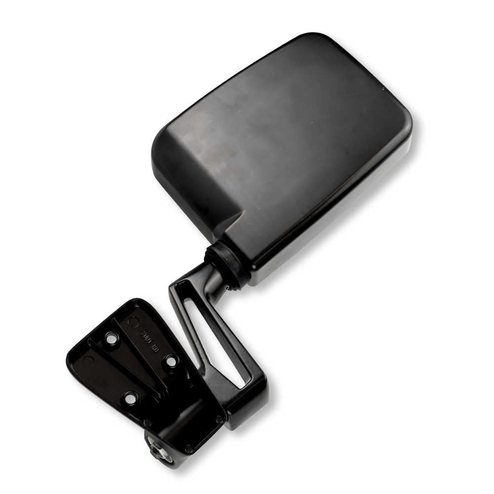 Black Wrangler mirror on a white background