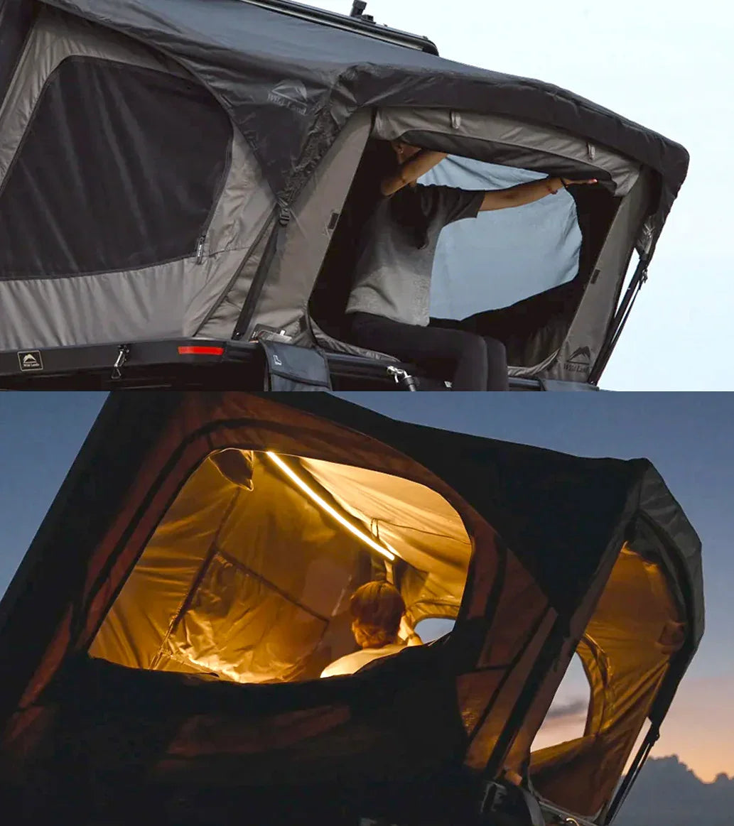 Wild Land Overland Roof Top Tent - Desert Cruiser Pro 140cm
