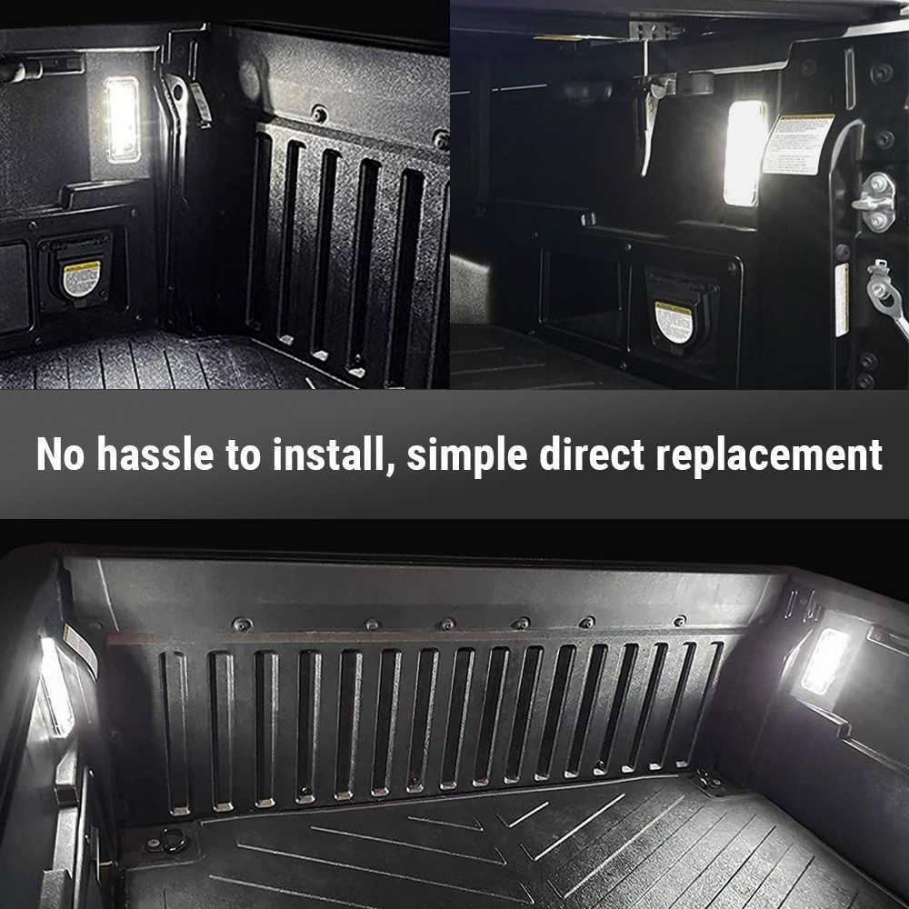 truck bed light kit in use with no hassle to install direct replacement