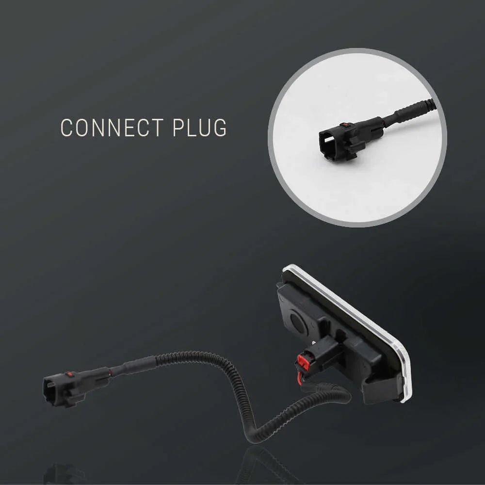 showing plug and play feature of Tacoma truck bed light kit