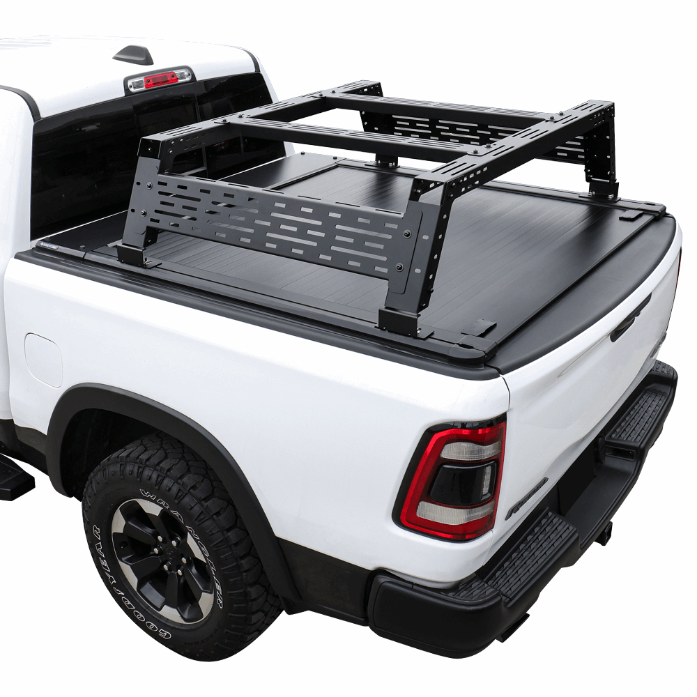 [2-in-1 Bundle] Ford Ranger Retractable Tonneau Cover w/ Rack System