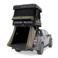 Camper shell on a truck with 'Wild Land' branding on a white background