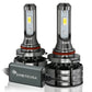 A pair of Syneticusa Z2-Series LED light bulbs with a 6000K white light, designed for use in vehicle halogen headlights.