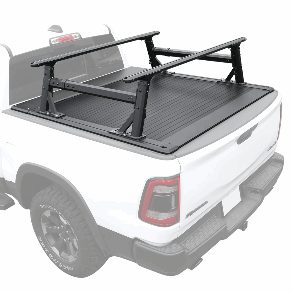 [2-in-1 Bundle] Maverick Retractable Tonneau Cover w/ Rack System