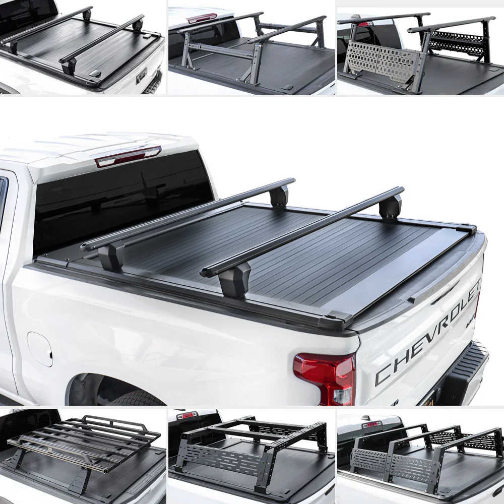 tonneau cover and rack system customization for Silverado 1500