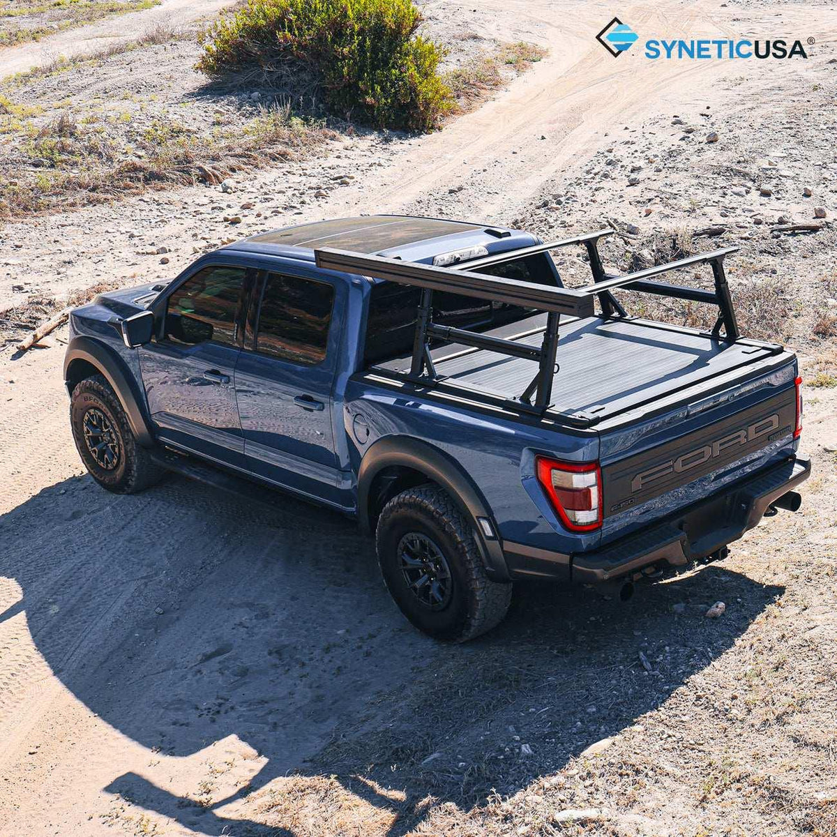 Rambox Ladder Rack Factory PRO Series Tonneau Cover | RAMBOX Rack System | SYNETICUSA