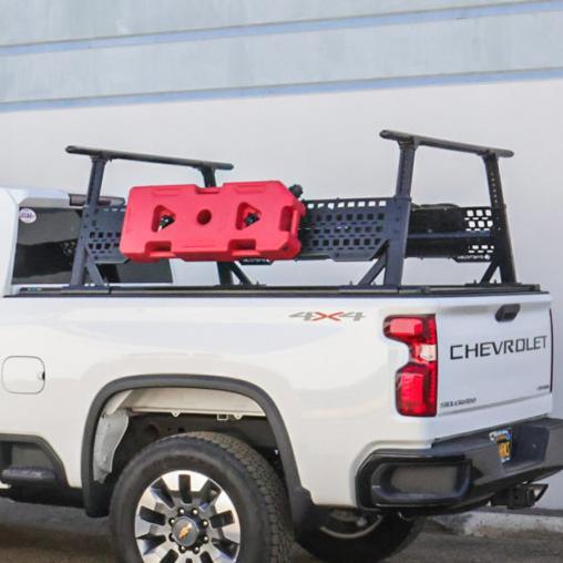 [2-in-1 Bundle] Silverado/Sierra 2500 3500 Retractable Tonneau Cover w/ Rack System