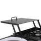 Close up view of portable camping stove with multiple burners on a white background