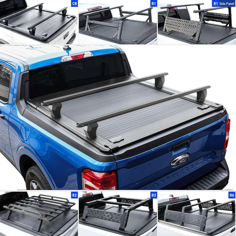 Ford Maverick Retractable Tonneau & Rack System | SYNETICUSA