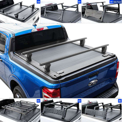 [2-in-1 Bundle] Maverick Retractable Tonneau Cover w/ Rack System