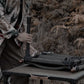 Person setting up mts-c chair on a table outdoors