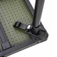 Close-up of mts-c table with a black clip on a white background