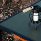 Camping lantern on a mts-c table outdoors