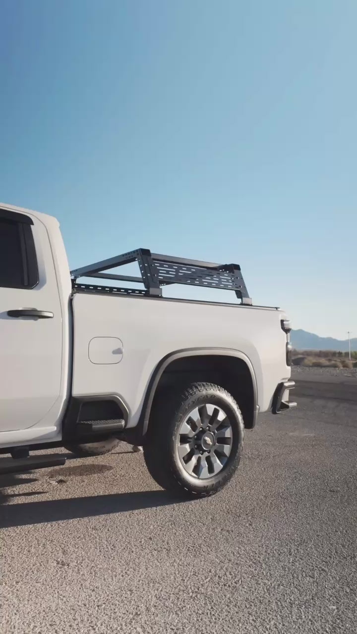 showcase of R3 overland rack functionality