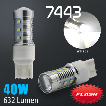 High Power White|Red|Yellow LED Brake Light Bulb Strobe Flash Tail Stop Parking Light
