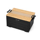 45 degree view of portable camping storage box