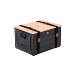 45 degree view of portable camping storage box