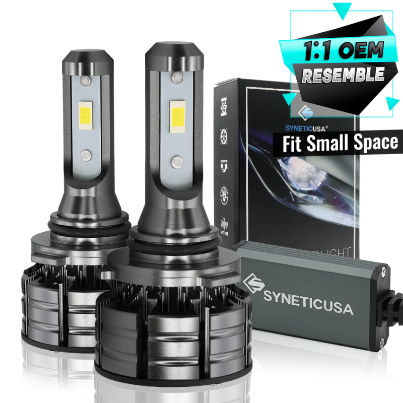 LED Headlight Bulbs Conversion Kit HB3 High Low Beam White 6000K Best Ever