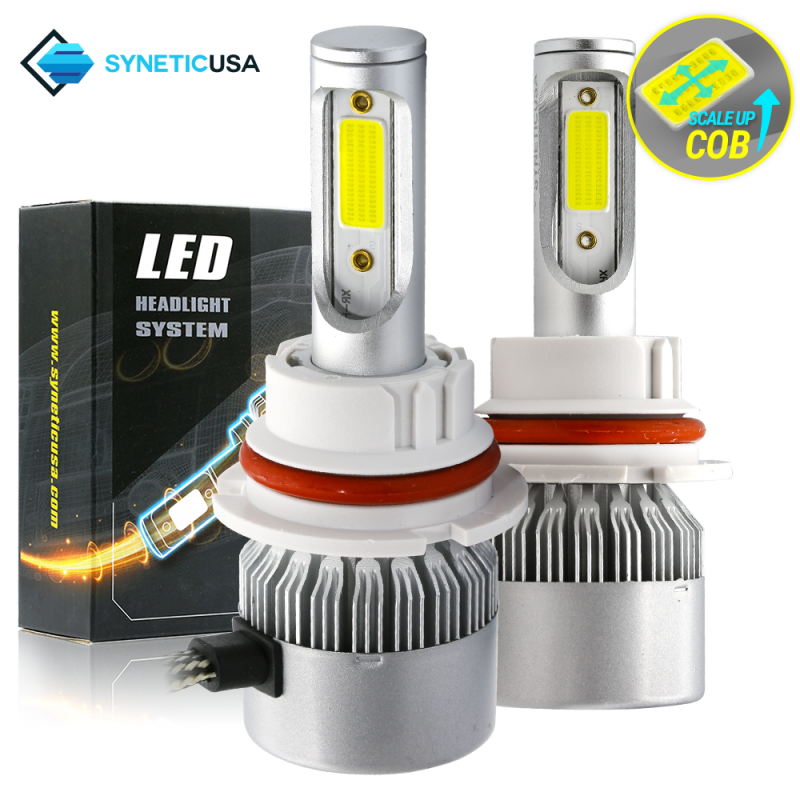 9007 HB5 LED All-in-One Headlight 120W COB Conversion Kit