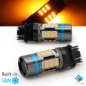 Version 3 CANBUS Error Free, Amber LED DRL Turn Signal Light Bulbs