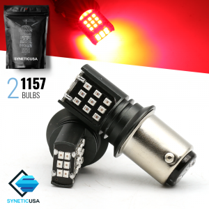 1157 2016-Chip 24-LED Red LED bulbs