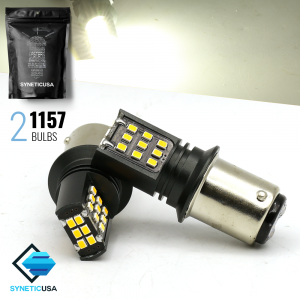 1157 2016-Chip 24-LED White LED bulbs