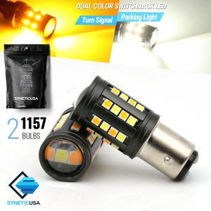 1157 3030 Chip 40-LED Dual Color Switchback LED bulbs
