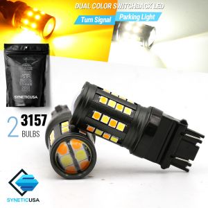 3157 3030 Chip 40-LED Dual Color Switchback LED bulbs