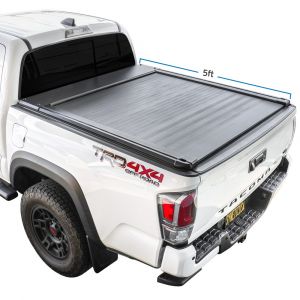 [SyneTrac-AR] 2016-2024 Tacoma 5ft Bed Auto-Retractable Hard Tonneau Cover