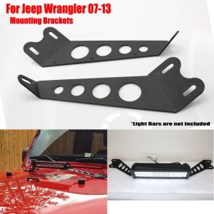 powder coat black mounting brackets for 2007-2013 Jeep Wrangler TJ