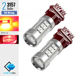 3157 CK 2835 27SMD 400 Lumen Extreme High Power Brilliant Red LED bulbs