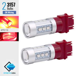 3157 CK 2835 400 Lumen Extreme High Power Brilliant Red LED bulbs