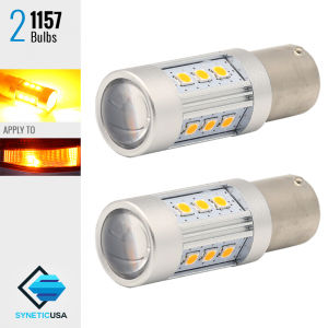 1157 2835 900 Lumen Extreme High Power Amber Yellow LED bulbs