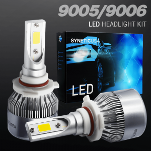 Bright White and Efficient 9005 / H10 Socket LED Headlight Bulbs