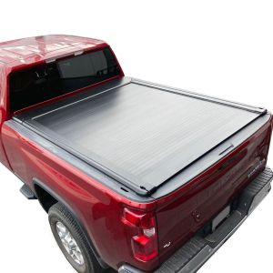 [SyneTrac-AR] 2020-2024 Silverado 2500/3500 6.8ft Bed Spring Recoil Auto-Retractable Hard Tonneau Cover