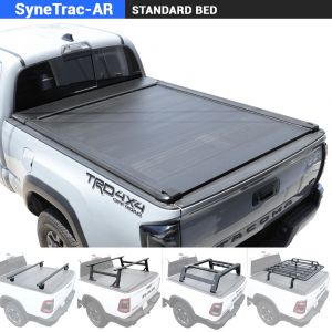 [SyneTrac-AR] - Standard / Long Bed: Auto-Retractable Aluminum Hard Tonneau Cover