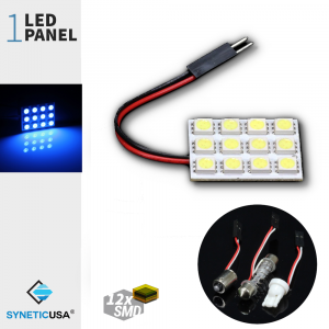 Universal Fit LED Panel w/ T10, Festoon, BA9S Sockets